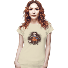 Load image into Gallery viewer, Shirts Fitted Shirts, Woman / Small / White Mysterious fossil
