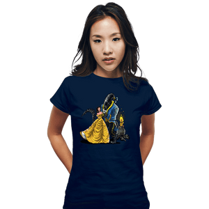 Secret_Shirts Fitted Shirts, Woman / Small / Navy Beauty And The Alien