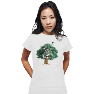 Shirts Fitted Shirts, Woman / Small / White Tree