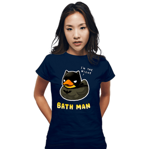 Secret_Shirts Fitted Shirts, Woman / Small / Navy The Bath Man