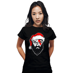 Secret_Shirts Fitted Shirts, Woman / Small / Black God Of Christmas