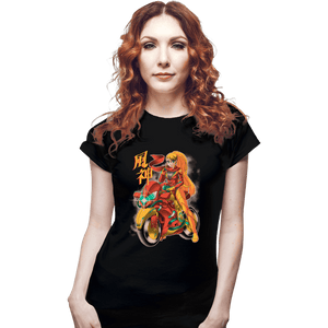 Daily_Deal_Shirts Fitted Shirts, Woman / Small / Black Samus Rider