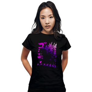 Secret_Shirts Fitted Shirts, Woman / Small / Black Millenium Godzilla