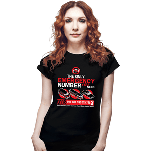 Secret_Shirts Fitted Shirts, Woman / Small / Black Emergency Number