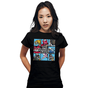 Shirts Fitted Shirts, Woman / Small / Black The Dinozord Bunch