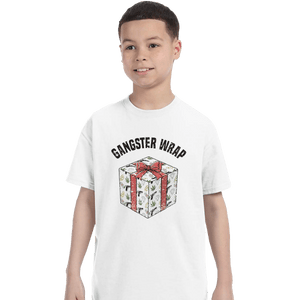 Shirts T-Shirts, Youth / XL / White Gangster Wrap