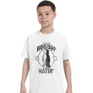 Shirts T-Shirts, Youth / XL / White They See Me Robbin'