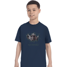 Load image into Gallery viewer, Shirts T-Shirts, Youth / XL / Navy Squirrel
