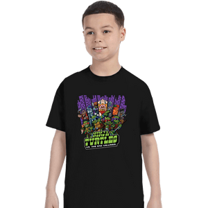 Secret_Shirts T-Shirts, Youth / XS / Black TMNT Vs NYC Villains