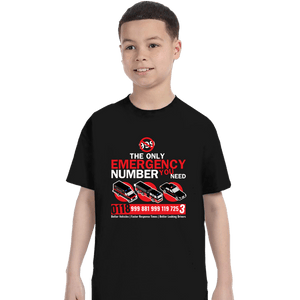 Secret_Shirts T-Shirts, Youth / XS / Black Emergency Number