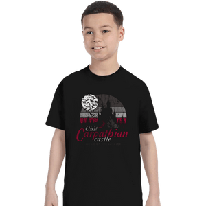 Daily_Deal_Shirts T-Shirts, Youth / XS / Black Visit Carpathian Castle