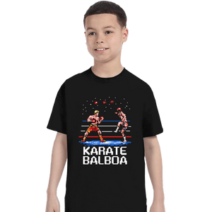 Secret_Shirts T-Shirts, Youth / XS / Black Karate Balboa