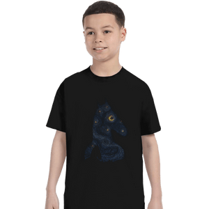 Shirts T-Shirts, Youth / XL / Black Hollywoo Starry Night