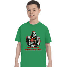 Load image into Gallery viewer, Shirts T-Shirts, Youth / XL / Irish Green Why Santa Why
