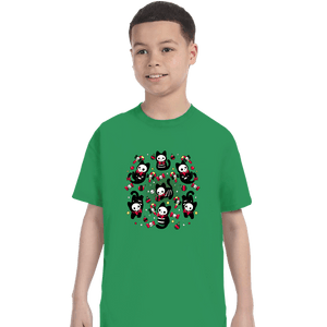 Daily_Deal_Shirts T-Shirts, Youth / XS / Irish Green Creepy Xmas Kittens