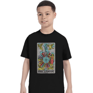 Shirts T-Shirts, Youth / XL / Black Wheel of Fortune