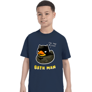 Secret_Shirts T-Shirts, Youth / XS / Navy The Bath Man