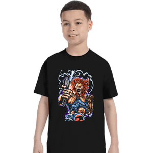 Secret_Shirts T-Shirts, Youth / XS / Black Lion-O