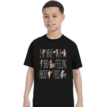 Load image into Gallery viewer, Shirts T-Shirts, Youth / XS / Black Bad Feeling
