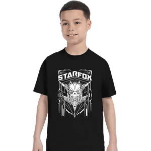 Shirts T-Shirts, Youth / XS / Black Starfox Crest