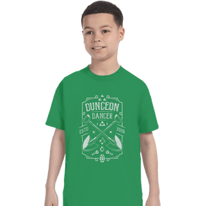Shirts T-Shirts, Youth / XL / Irish Green Dungeon Dancer