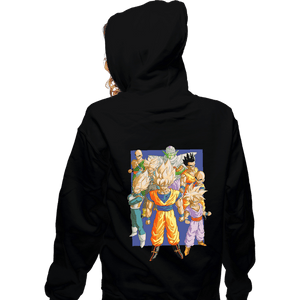 Secret_Shirts Zippered Hoodies, Unisex / Small / Black Z Fighters