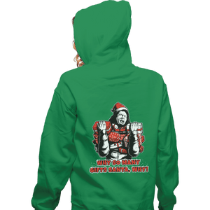 Shirts Pullover Hoodies, Unisex / Small / Irish Green Why Santa Why