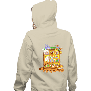 Secret_Shirts Zippered Hoodies, Unisex / Small / White Anime Bus!