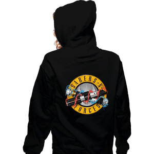 Secret_Shirts Zippered Hoodies, Unisex / Small / Black Sabers n' Forces