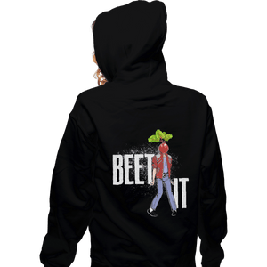 Shirts Zippered Hoodies, Unisex / Small / Black Beet It