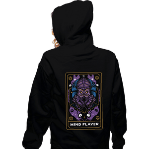 Shirts Zippered Hoodies, Unisex / Small / Black Mind Flayer Tarot