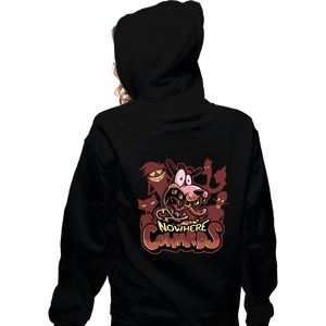 Secret_Shirts Zippered Hoodies, Unisex / Small / Black Nowhere Cowards