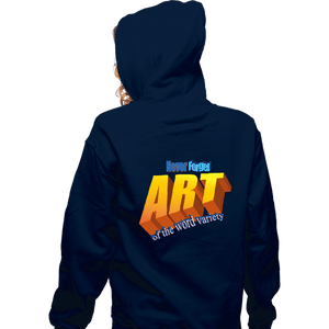 Secret_Shirts Zippered Hoodies, Unisex / Small / Navy Word Art