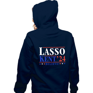 Secret_Shirts Zippered Hoodies, Unisex / Small / Navy Lasso Kent 24