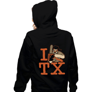 Secret_Shirts Zippered Hoodies, Unisex / Small / Black I Love TX