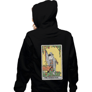 Shirts Zippered Hoodies, Unisex / Small / Black The Magician