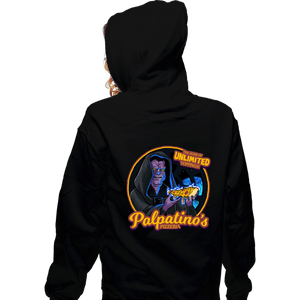 Secret_Shirts Zippered Hoodies, Unisex / Small / Black Palpatino's