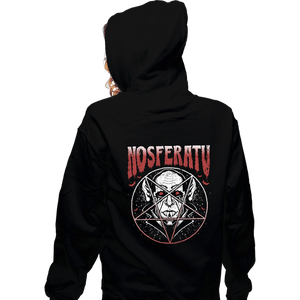 Shirts Zippered Hoodies, Unisex / Small / Black Classic Vampire Metal