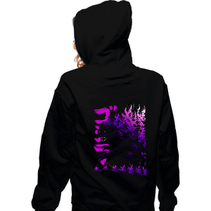 Secret_Shirts Zippered Hoodies, Unisex / Small / Black Millenium Godzilla