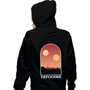 Shirts Zippered Hoodies, Unisex / Small / Black Desert Suns