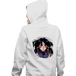 Shirts Zippered Hoodies, Unisex / Small / White Alita