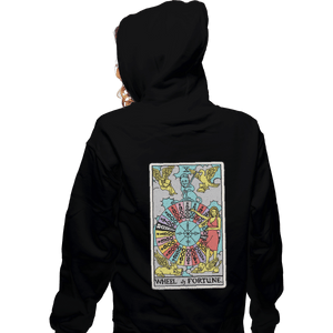 Shirts Zippered Hoodies, Unisex / Small / Black Wheel of Fortune