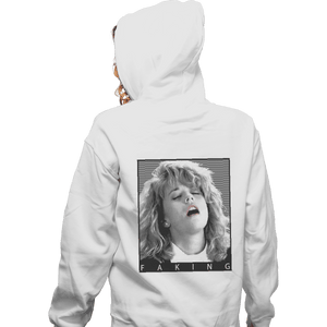 Shirts Zippered Hoodies, Unisex / Small / White Faking