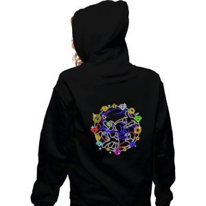 Secret_Shirts Zippered Hoodies, Unisex / Small / Black Sonic Neon