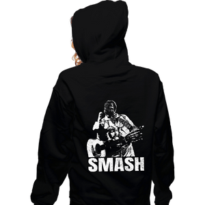 Secret_Shirts Zippered Hoodies, Unisex / Small / Black SMASH!