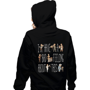 Shirts Zippered Hoodies, Unisex / Small / Black Bad Feeling