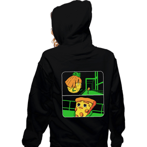 Secret_Shirts Zippered Hoodies, Unisex / Small / Black Slice Runner