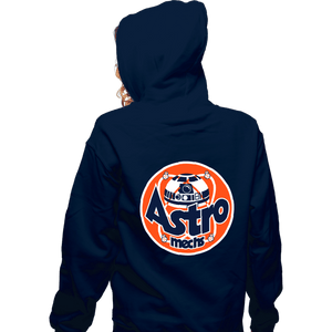 Secret_Shirts Zippered Hoodies, Unisex / Small / Navy Astromechs