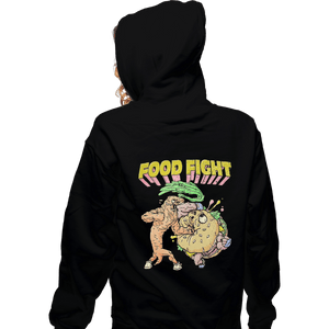 Shirts Zippered Hoodies, Unisex / Small / Black Food Fight