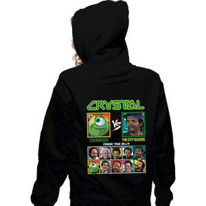 Secret_Shirts Zippered Hoodies, Unisex / Small / Black Crystal Fighter